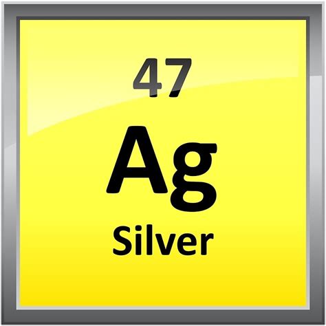 silver white element 6 letters|SILVERY.